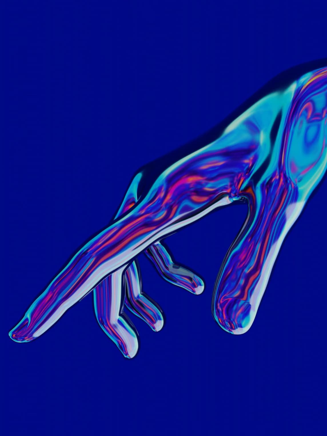 Arc — a hand reaching across the boundary of intelligence